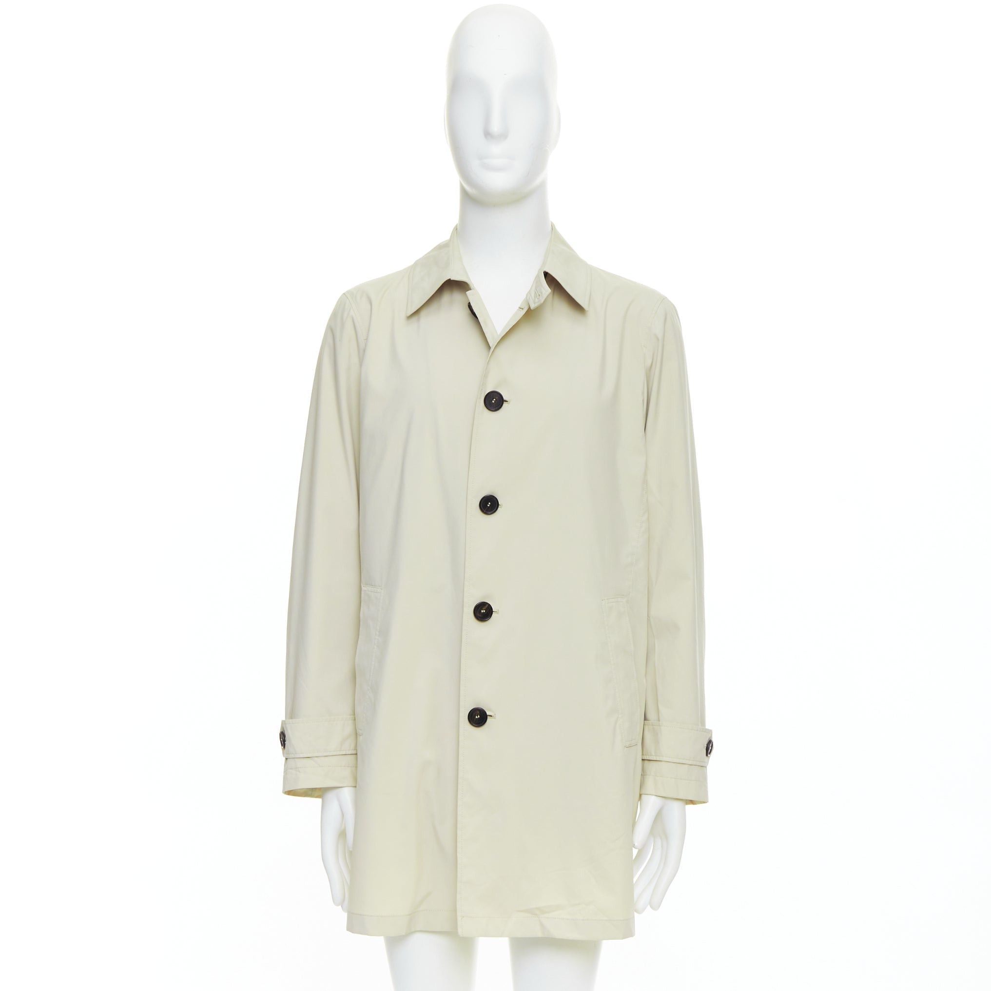 Allegri ALLEGRI City Nylon beige packable superlight black buttons coat IT48 M Size US S / EU 44-46 / 1 - 11 Thumbnail