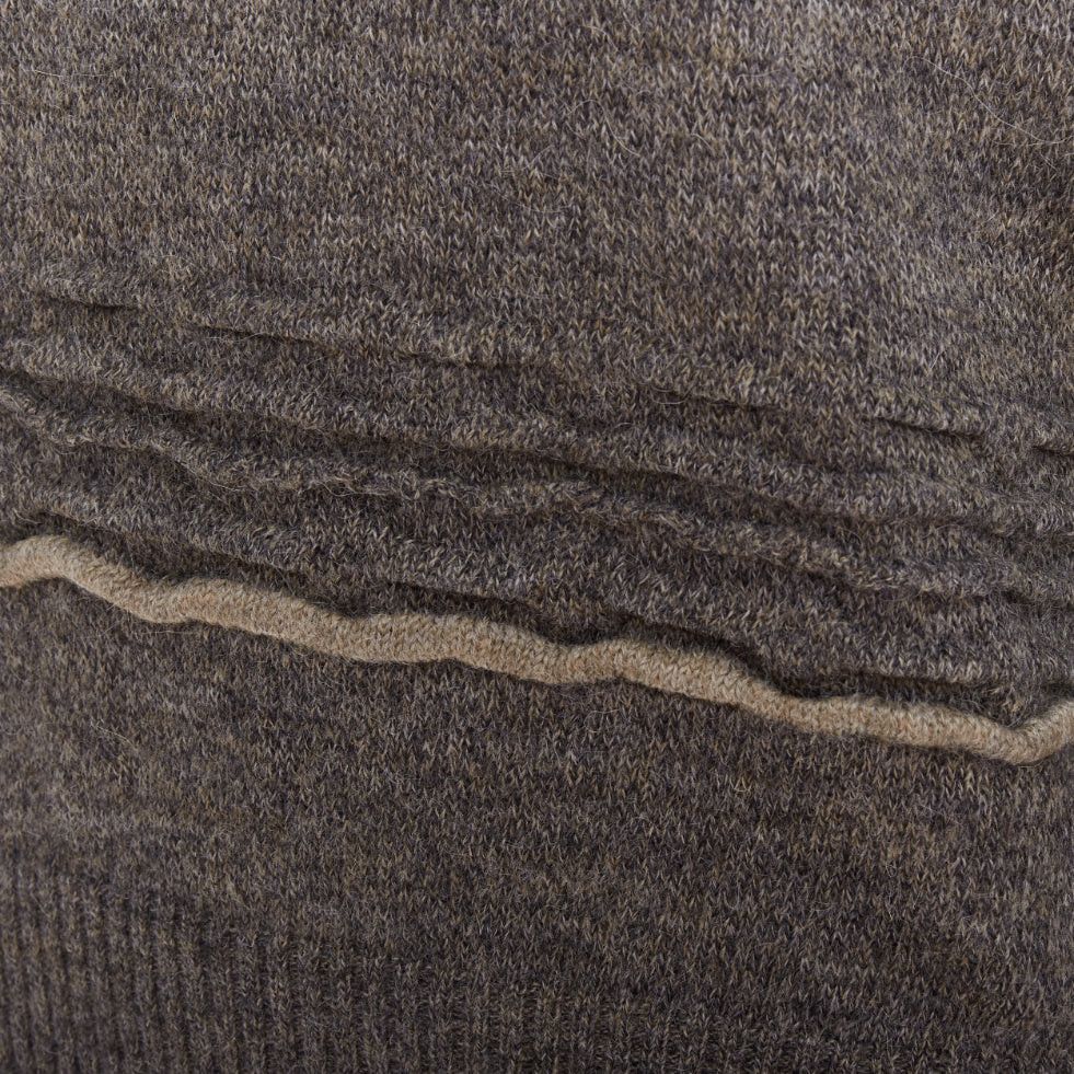 Giorgio Armani GIORGIO ARMANI grey alpaca mohair blend applique crew sweater Size US S / EU 44-46 / 1 - 7 Thumbnail