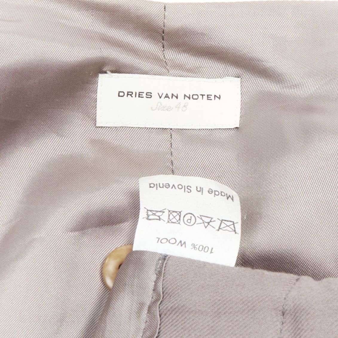Dries Van Noten DRIES VAN NOTEN brown red plaid 100% wool shawl collar waistcoat IT48 M Size US M / EU 48-50 / 2 - 8 Thumbnail