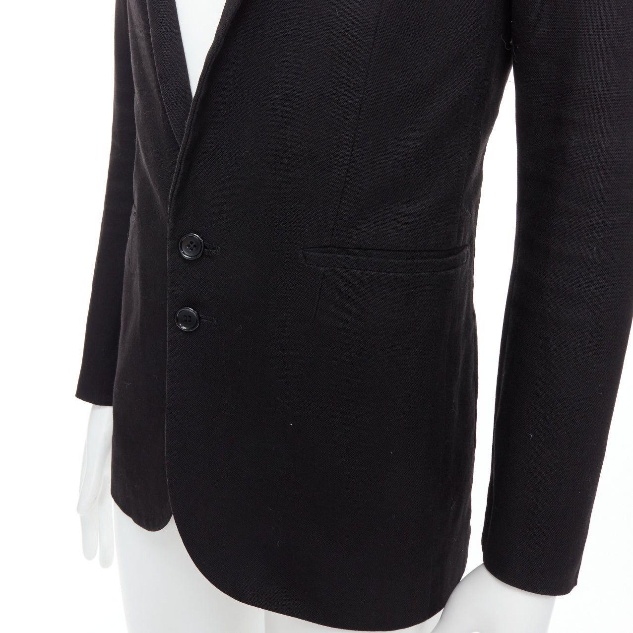 Cosmic Wonder COSMIC WONDER Light Source 1 black cotton blend fitted blazer US4 M Size M / US 6-8 / IT 42-44 - 2 Thumbnail