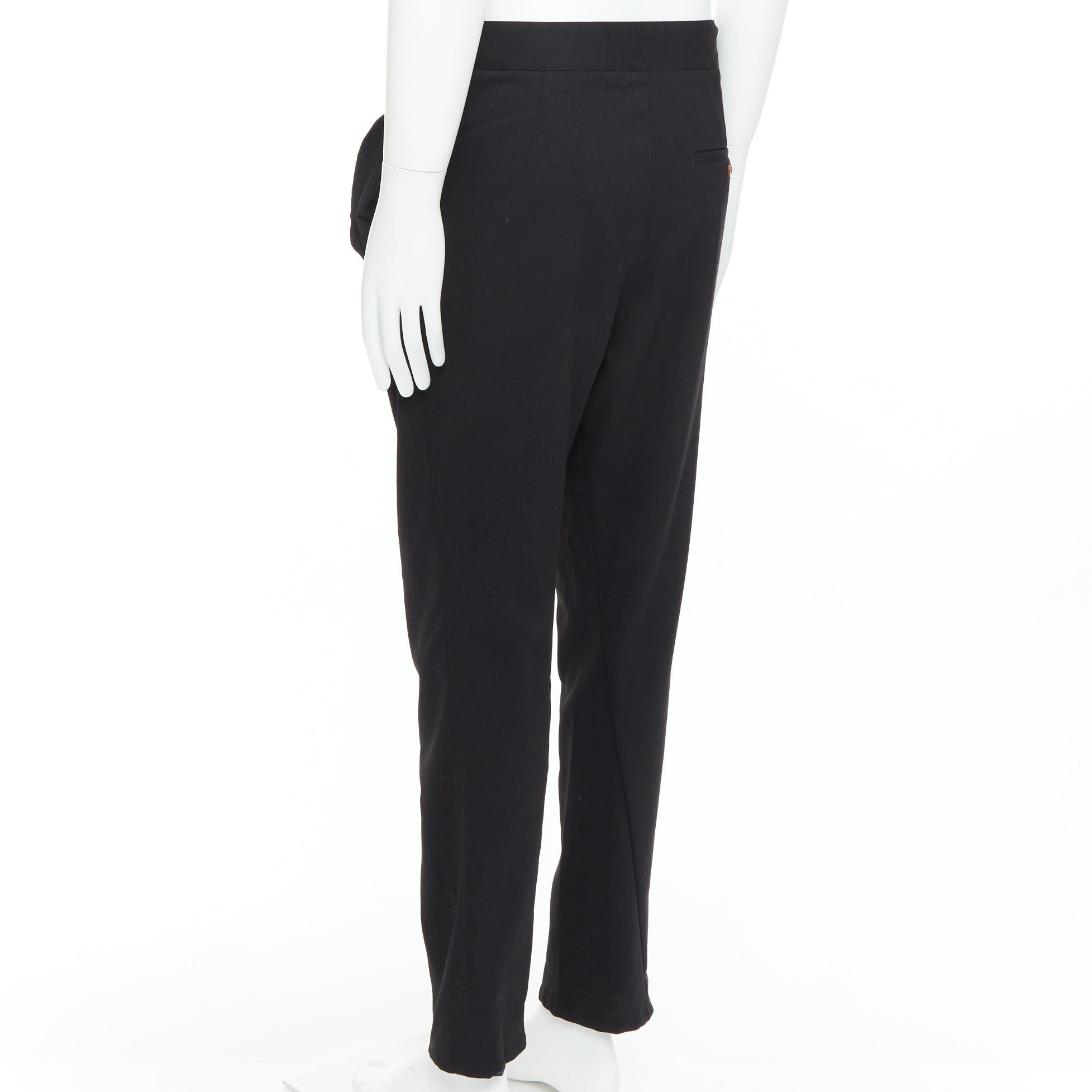 Vivienne Westwood VIVIENNE WESTWOOD MEN black 3D cut drop crotch cropped pants IT48 M Size US 30 / EU 46 - 6 Thumbnail