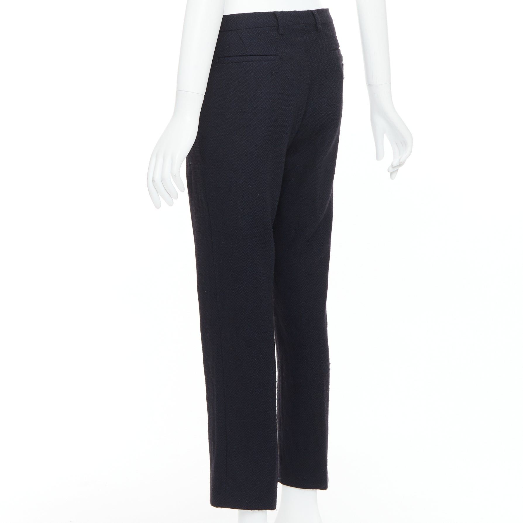 Maison Margiela MAISON MARGIELA Line 14 navy wool tapered pants IT48 M Size US 28 / EU 44 - 6 Thumbnail