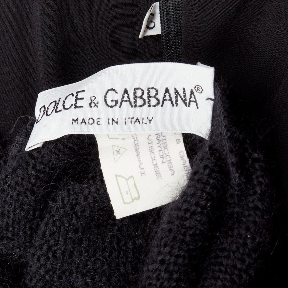 Dolce & Gabbana DOLCE GABBANA Vintage sheer red rose dress black cropped sweater vest set IT42 M Size M / US 6-8 / IT 42-44 - 9 Thumbnail