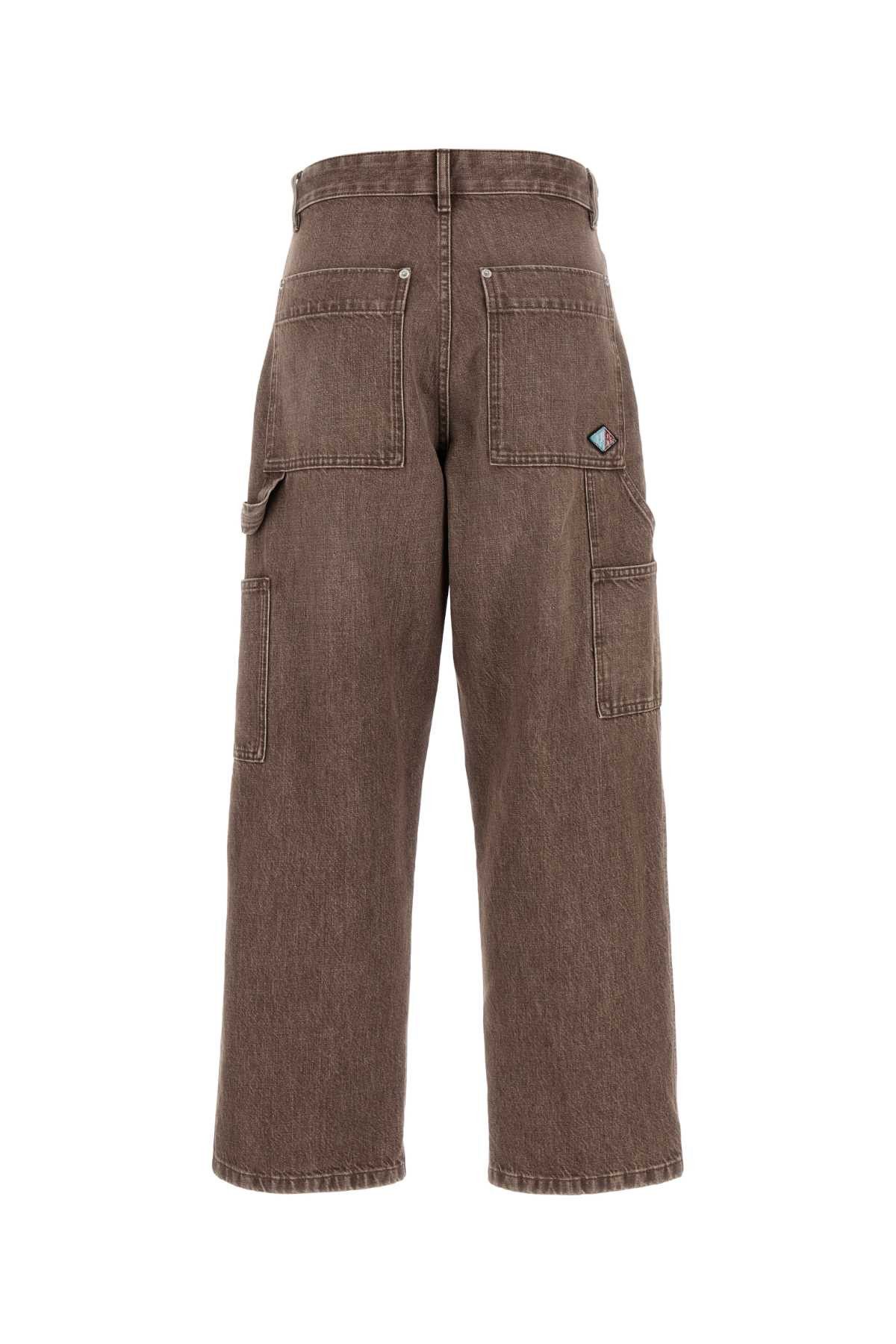 Bottega Veneta Mud Denim Wide-Leg Jeans Size 28" / US 6 / IT 42 - 2 Thumbnail