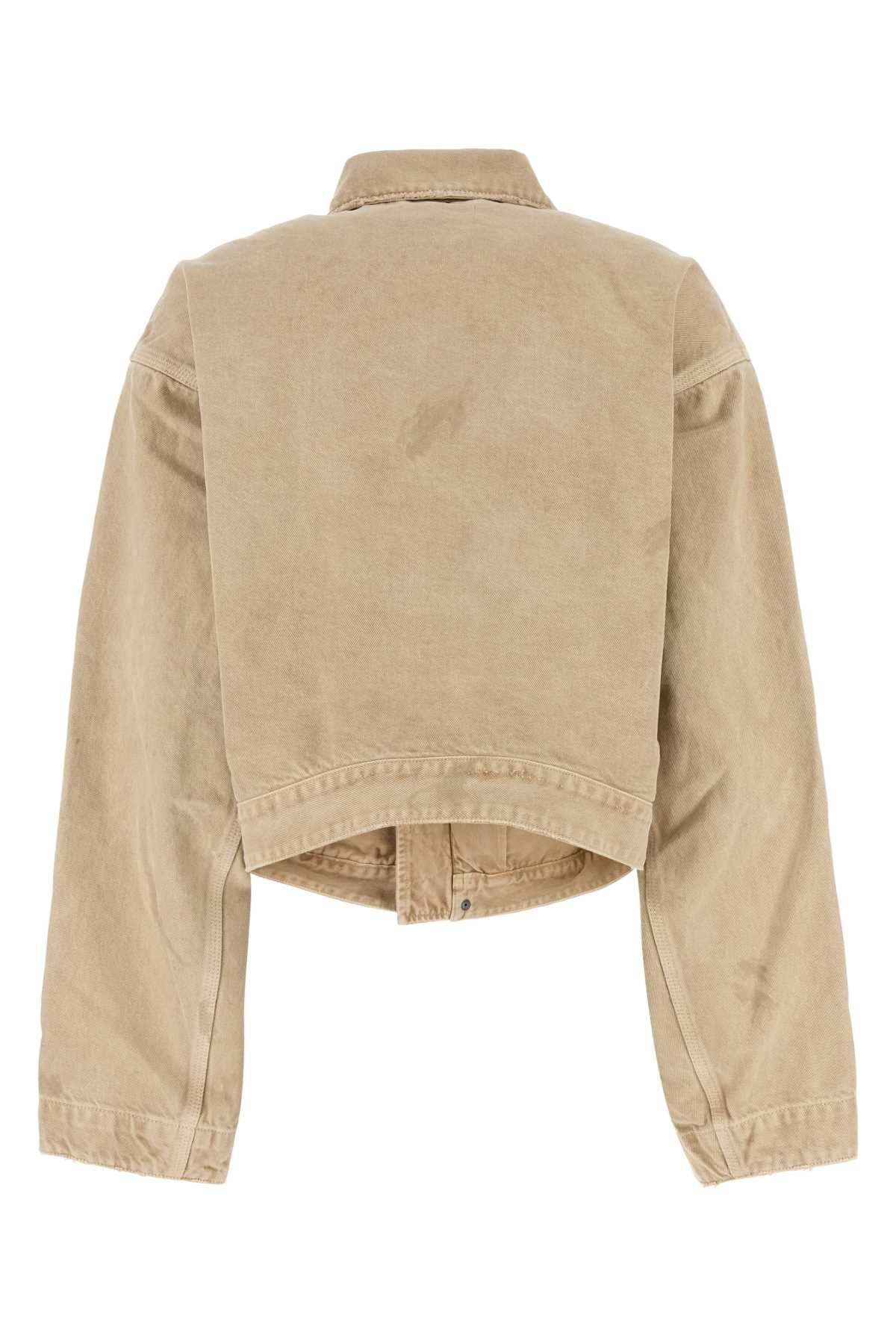 Balenciaga Beige Denim Jacket Size M / US 6-8 / IT 42-44 - 2 Thumbnail