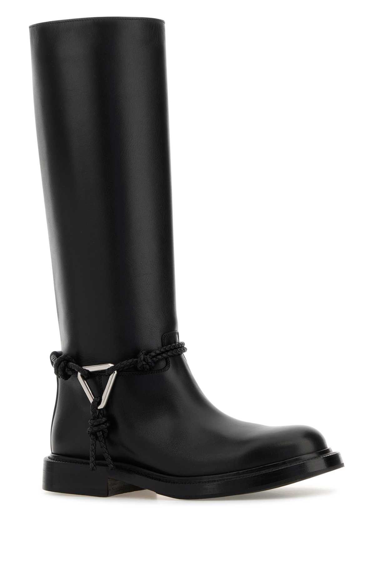 Bottega Veneta Black Leather James Boots Size US 8.5 / IT 38.5 - 2 Thumbnail