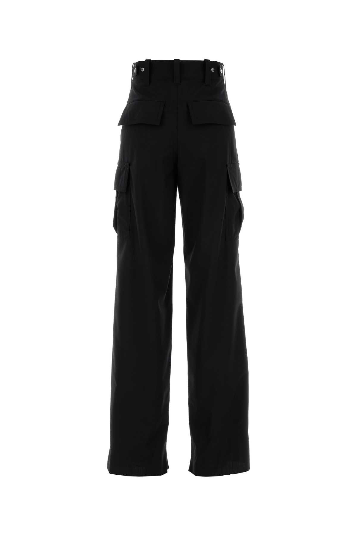Bottega Veneta Black Wool Cargo Pant Size 26" / US 2 / IT 38 - 2 Thumbnail