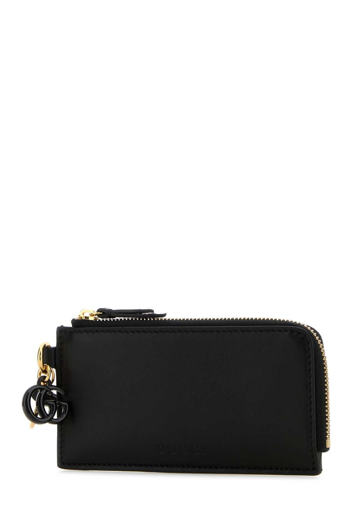 Gucci Black Leather Card Holder Size ONE SIZE - 2 Thumbnail
