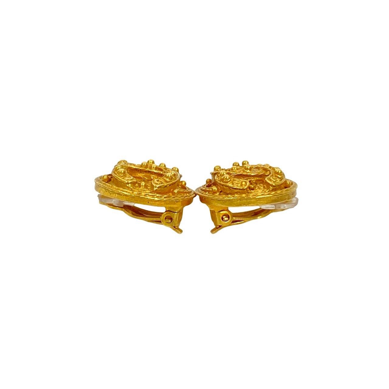 Chanel Chanel Chanel Coco Mark Earrings Metal Earrings 94A DUTY FREE for USA Size ONE SIZE - 4 Thumbnail