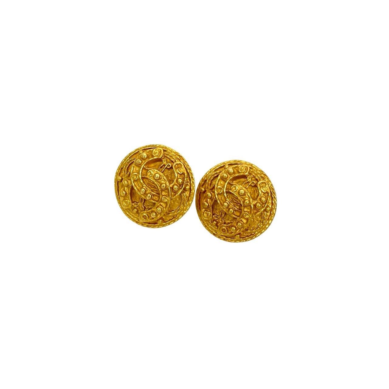 Chanel Chanel Chanel Coco Mark Earrings Metal Earrings 94A DUTY FREE for USA Size ONE SIZE - 5 Thumbnail