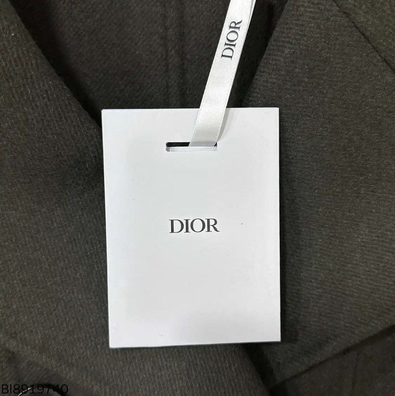 Dior Dior Khaki Green Women's Coat 0089 Size ONE SIZE - 6 Thumbnail