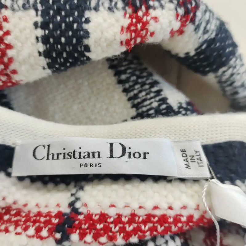 Dior Dior Color-Block Wool Dress in Size S 0089 Size S / US 4 / IT 40 - 5 Thumbnail