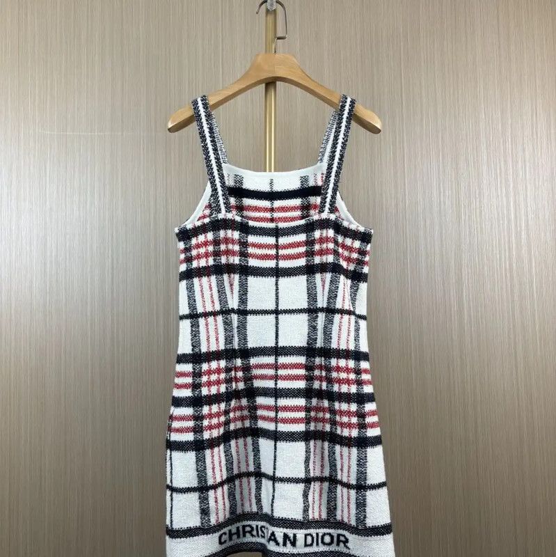 Dior Dior Color-Block Wool Dress in Size S 0089 Size S / US 4 / IT 40 - 2 Thumbnail