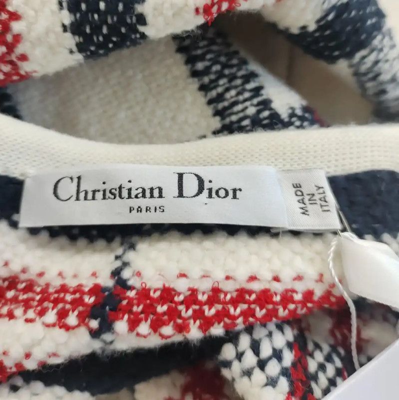 Dior Dior White Cotton Dress for Women 0089 Size M / US 6-8 / IT 42-44 - 3 Thumbnail