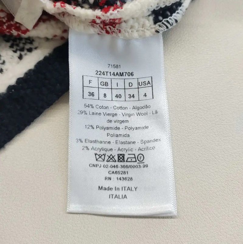 Dior Dior White Cotton Dress for Women 0089 Size M / US 6-8 / IT 42-44 - 4 Thumbnail