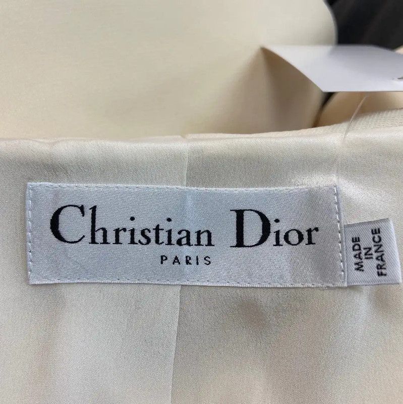 Dior Dior Women's Cream Wool Jacket with Hood 0089 Size S / US 4 / IT 40 - 4 Thumbnail