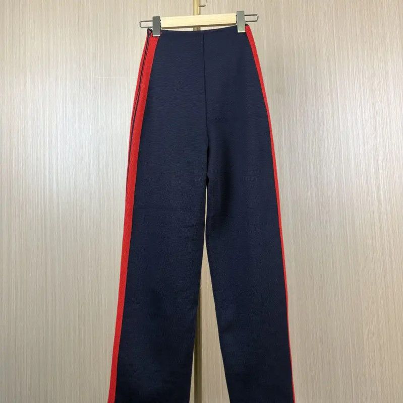 Dior Dior Women's Casual Pants in Black Wool 0089 Size 23" - 2 Thumbnail