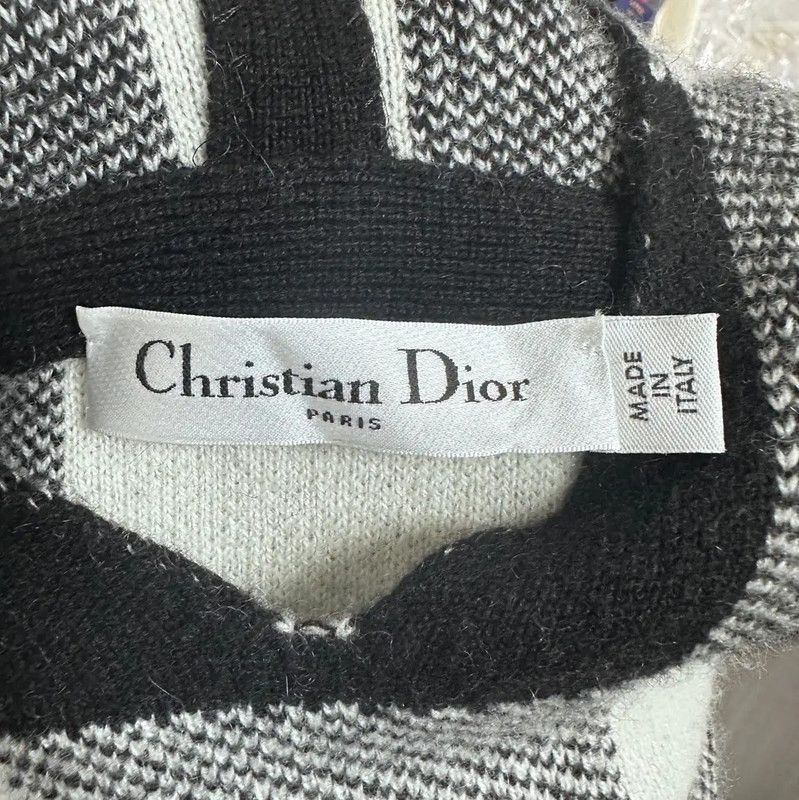 Dior Dior Color Block Cashmere Pullover Sweater 0089 Size L / US 10 / IT 46 - 4 Thumbnail