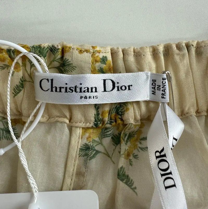 Dior Dior Beige Cotton Women’s Shorts 0089 Size 23" - 3 Thumbnail