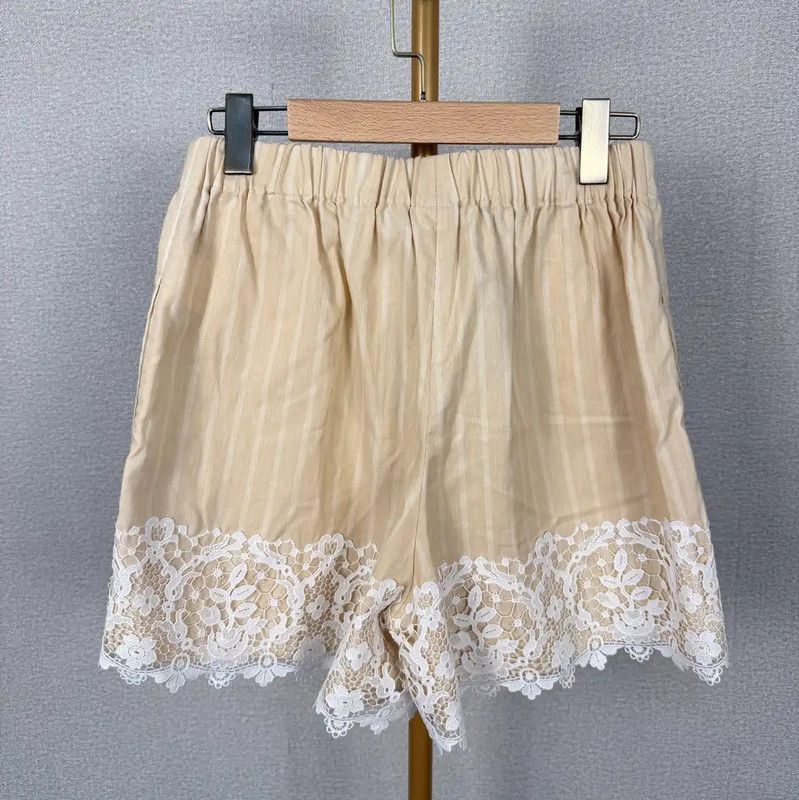 Dior Dior Beige Cotton Women’s Shorts 0089 Size 23" - 2 Thumbnail