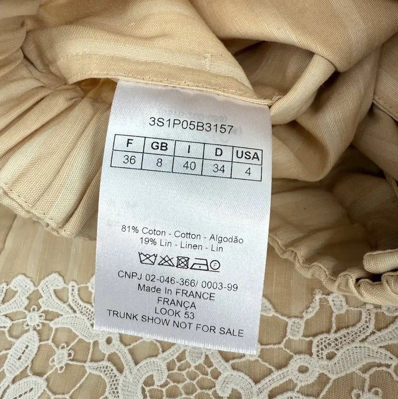 Dior Dior Beige Cotton Women's Shorts 0089 Size 23" - 4 Thumbnail
