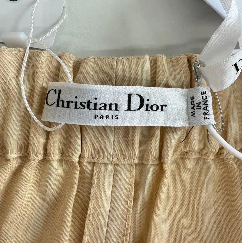 Dior Dior Beige Cotton Women's Shorts 0089 Size 23" - 3 Thumbnail