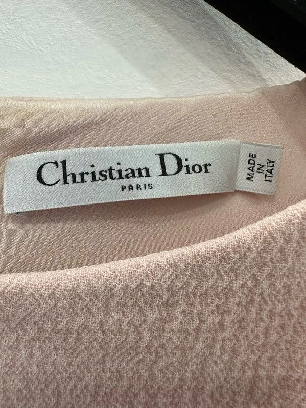 Dior Dior Light Pink Wool Long Sleeve Dress 0089 Size M / US 6-8 / IT 42-44 - 5 Thumbnail