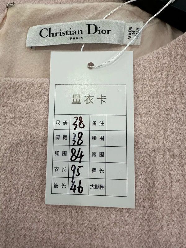 Dior Dior Light Pink Wool Long Sleeve Dress 0089 Size M / US 6-8 / IT 42-44 - 9 Thumbnail