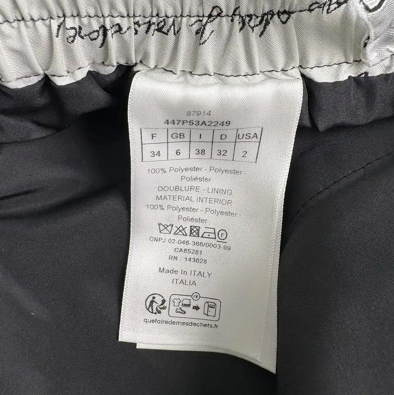 Dior Dior White Women’s Skirt with Unique Prints 0089 Size 23" - 4 Thumbnail
