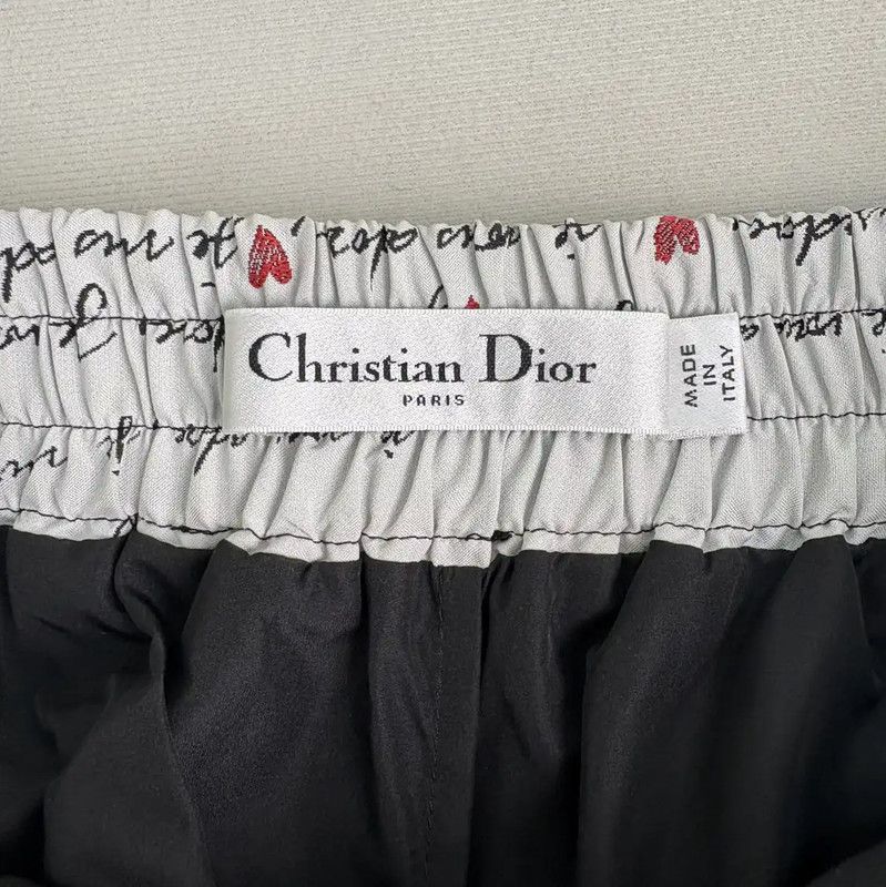 Dior Dior White Women’s Skirt with Unique Prints 0089 Size 23" - 3 Thumbnail