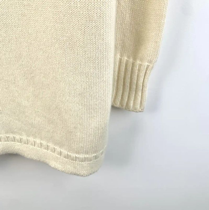 Dior Dior Beige Wool Women's Sweater 0089 Size M / US 6-8 / IT 42-44 - 4 Thumbnail