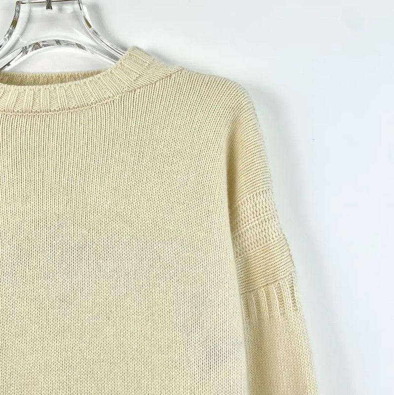 Dior Dior Beige Wool Women's Sweater 0089 Size M / US 6-8 / IT 42-44 - 3 Thumbnail
