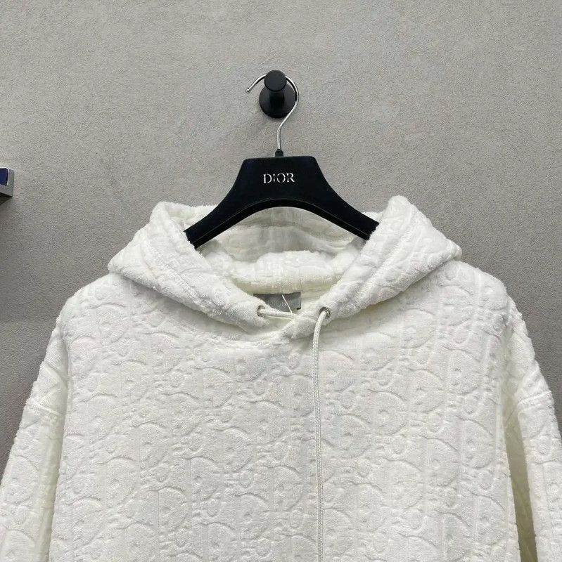 Dior Dior White Hoodie for Women 0089 Size S / US 4 / IT 40 - 4 Thumbnail