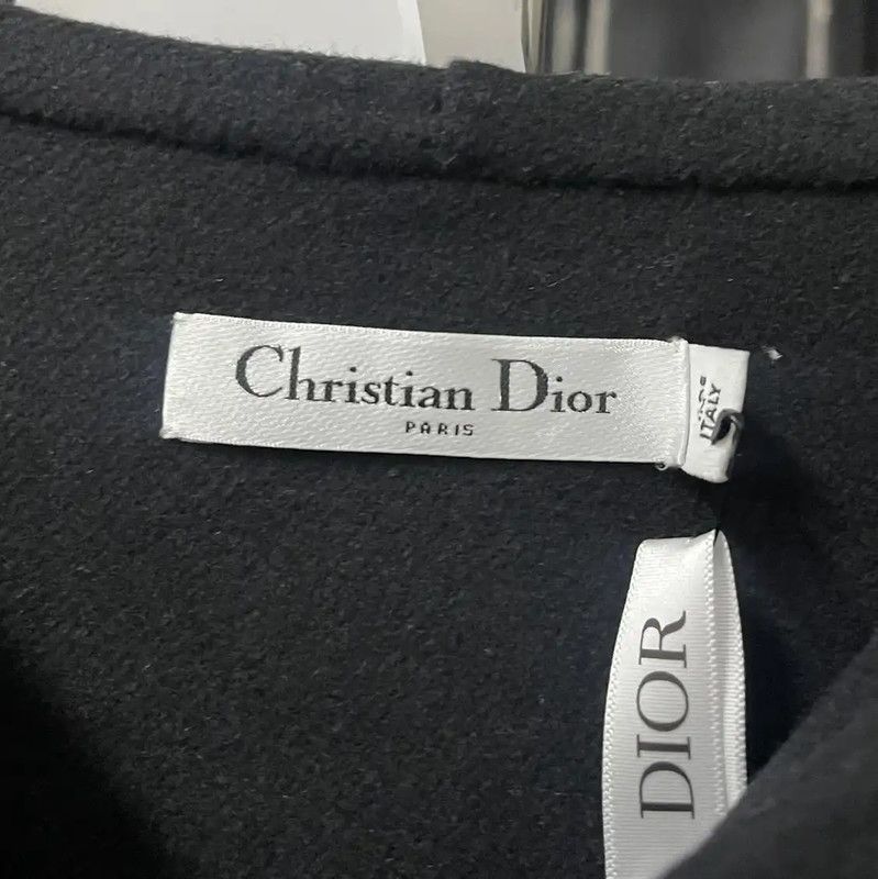 Dior Dior Black Long Coat for Women 0089 Size ONE SIZE - 6 Thumbnail