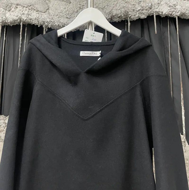Dior Dior Black Long Coat for Women 0089 Size ONE SIZE - 3 Thumbnail