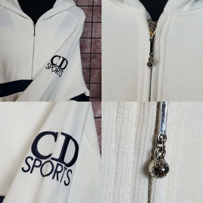 Dior Dior White Long Sleeve Embroidered Cardigan 0089 Size M / US 6-8 / IT 42-44 - 5 Thumbnail