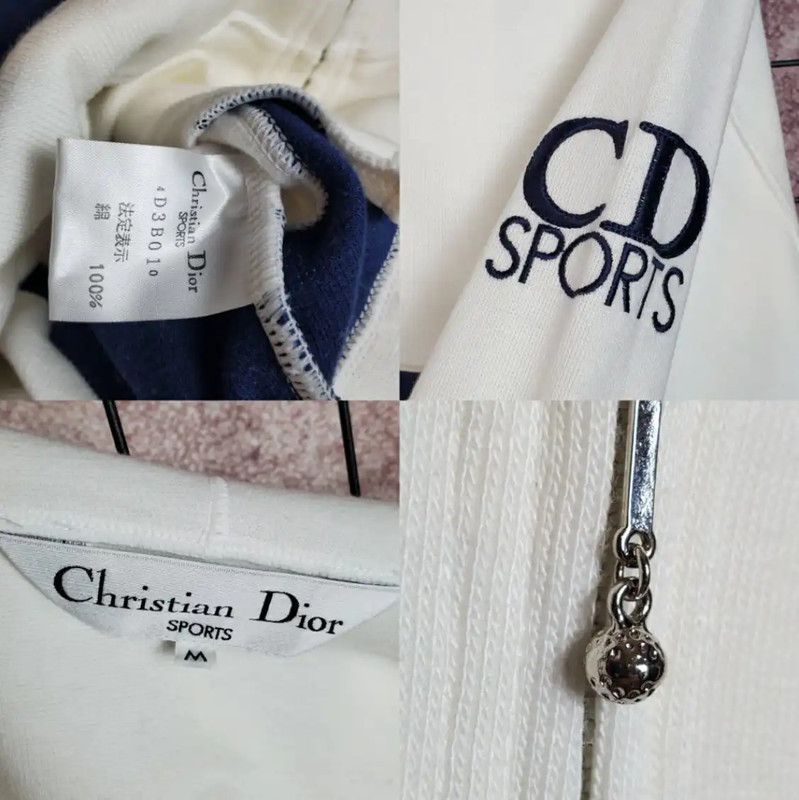Dior Dior White Long Sleeve Embroidered Cardigan 0089 Size M / US 6-8 / IT 42-44 - 7 Thumbnail