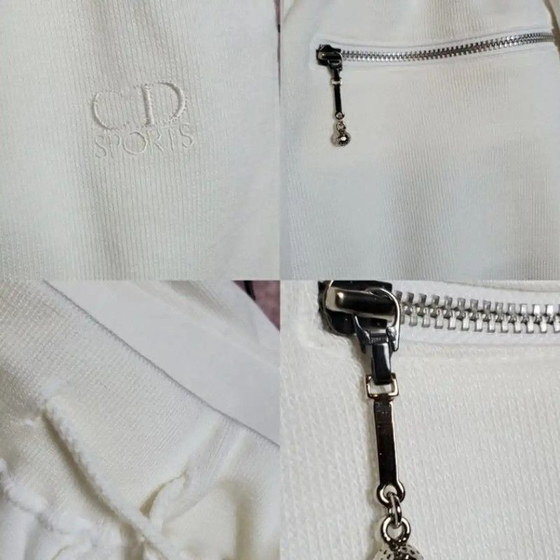 Dior Dior White Long Sleeve Embroidered Cardigan 0089 Size M / US 6-8 / IT 42-44 - 10 Thumbnail