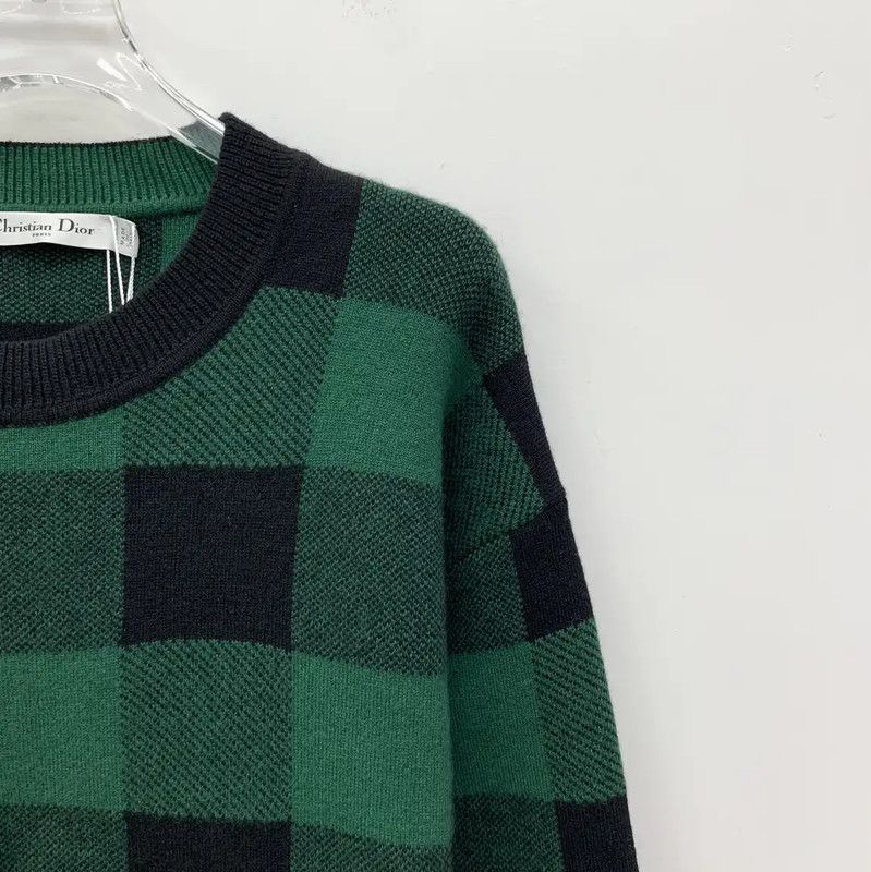 Dior Dior Green Cashmere Sweatshirt for Women 0089 Size XXS / US 00 / IT 34 - 3 Thumbnail