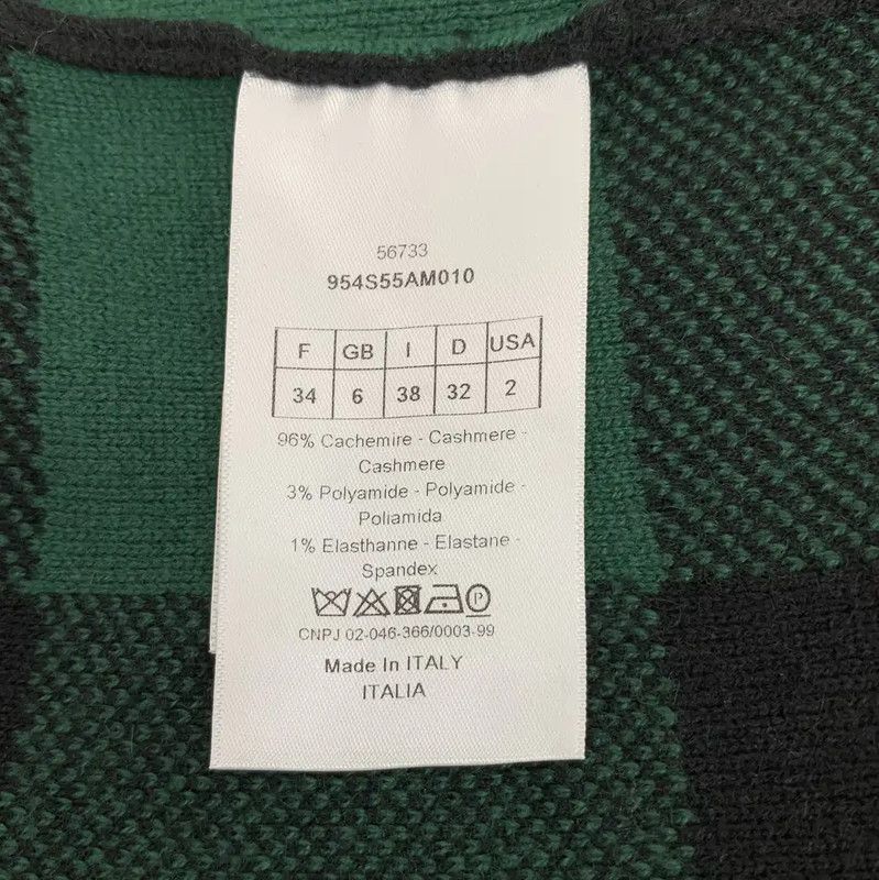 Dior Dior Green Cashmere Sweatshirt for Women 0089 Size XXS / US 00 / IT 34 - 6 Thumbnail