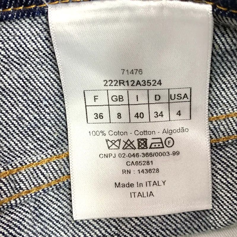 Dior Dior Blue Denim Dress for Women 0089 Size XS / US 0-2 / IT 36-38 - 8 Thumbnail