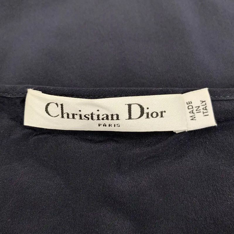Dior Dior Deep Blue Silk Dress - Size XS 0089 Size XS / US 0-2 / IT 36-38 - 6 Thumbnail