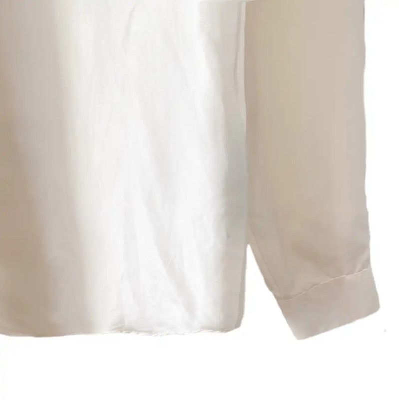 Dior Dior Beige Silk Women's Shirt 0089 Size M / US 6-8 / IT 42-44 - 5 Thumbnail