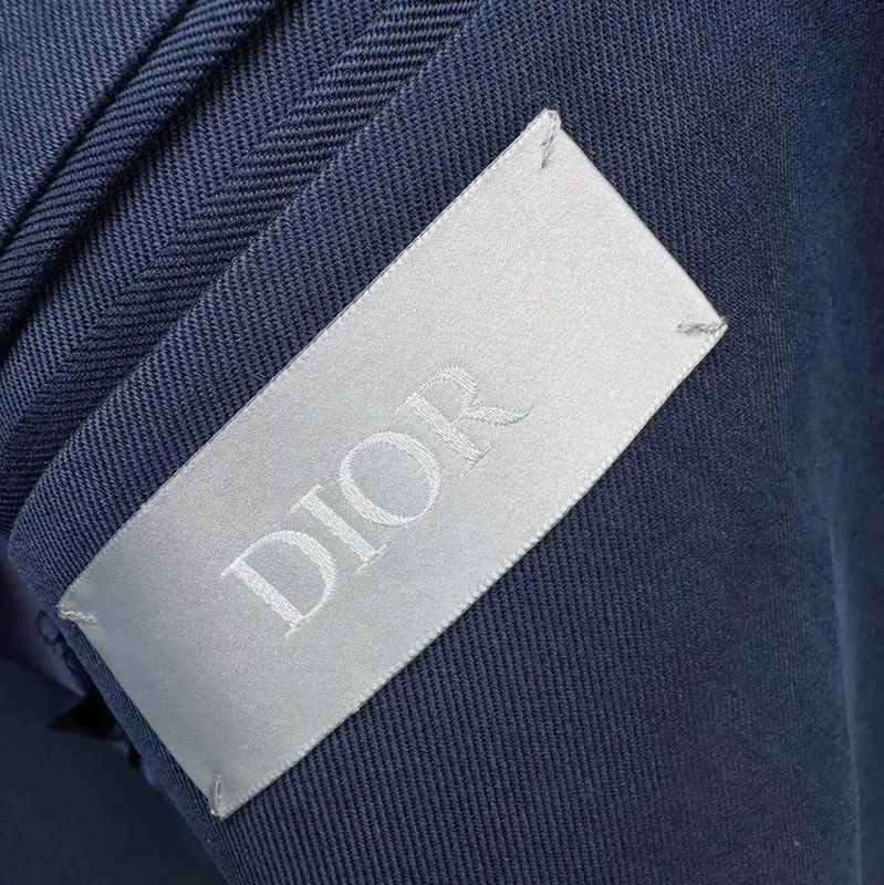 Dior Dior Black Cotton Women's Coat Size M 0089 Size M / US 6-8 / IT 42-44 - 5 Thumbnail