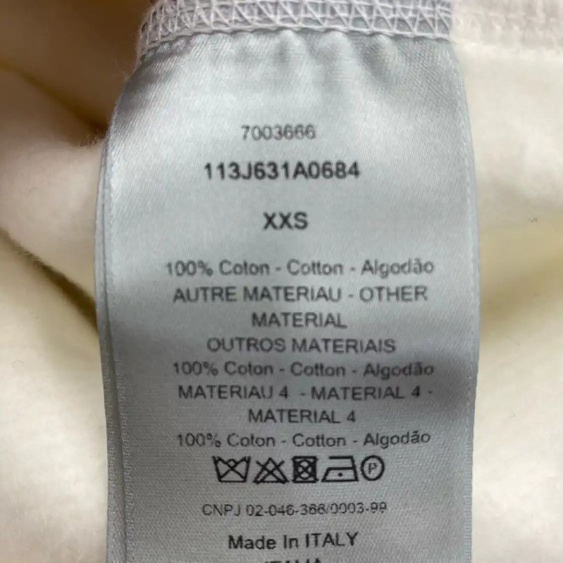 Dior Dior White Women's Hoodie 0089 Size XXS / US 00 / IT 34 - 4 Thumbnail