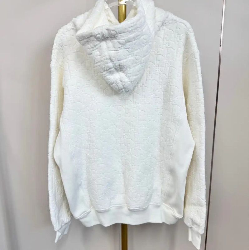 Dior Dior White Women's Hoodie 0089 Size XXS / US 00 / IT 34 - 2 Thumbnail