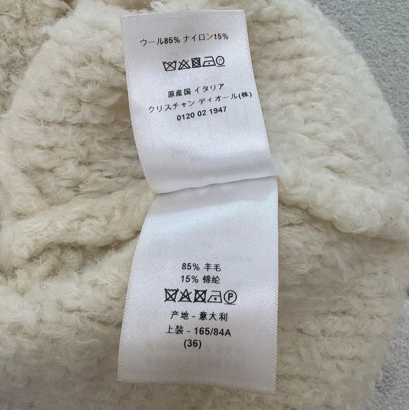 Dior Dior Winter Cream Wool Sweater for Women 0089 Size S / US 4 / IT 40 - 9 Thumbnail