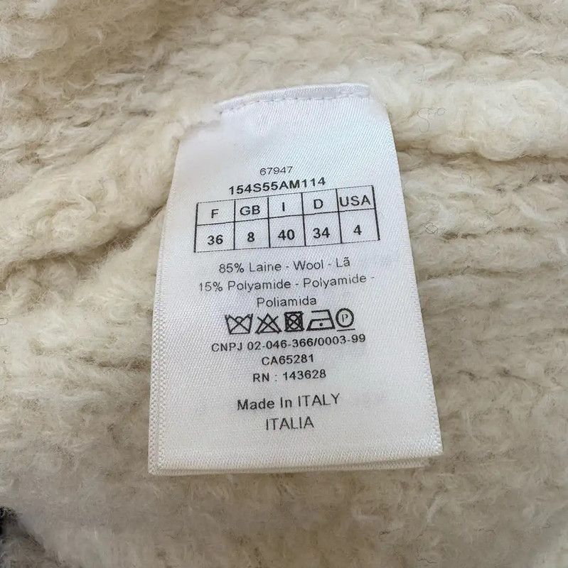Dior Dior Winter Cream Wool Sweater for Women 0089 Size S / US 4 / IT 40 - 8 Thumbnail