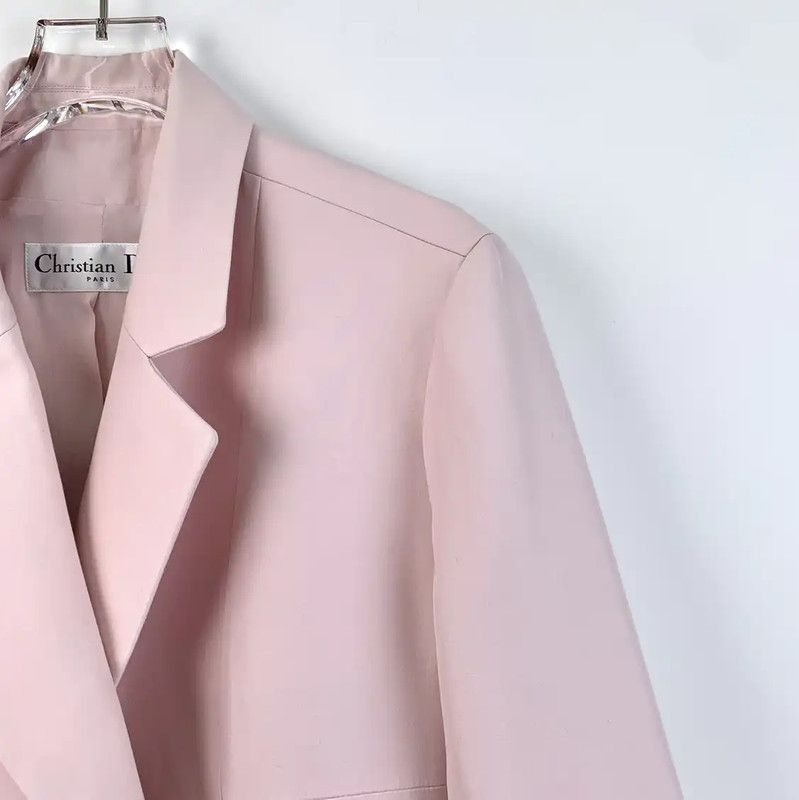 Dior Dior Pink Cotton Women's Jacket 0089 Size M / US 6-8 / IT 42-44 - 3 Thumbnail