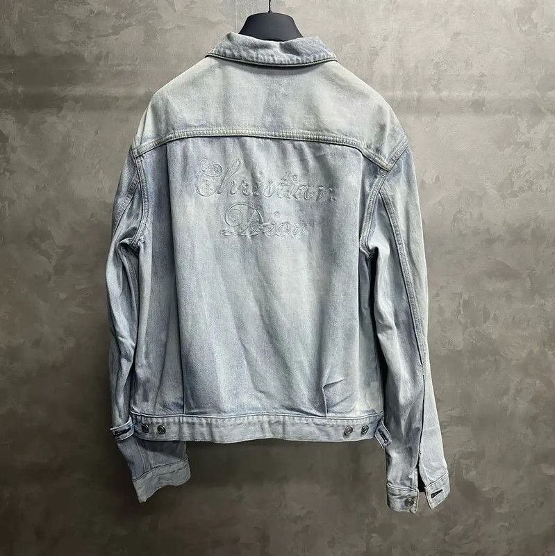 Dior Dior Blue Cotton Women's Jacket 0089 Size XXL / US 16-18 / IT 52-54 - 2 Thumbnail